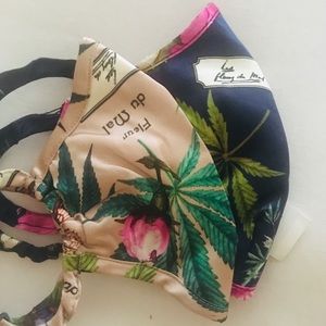 NWT Fleur du Mal Silk Botanical Face Mask